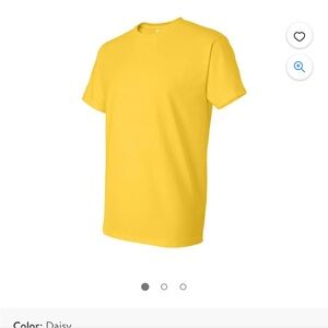 Men’s yellow T-shirt